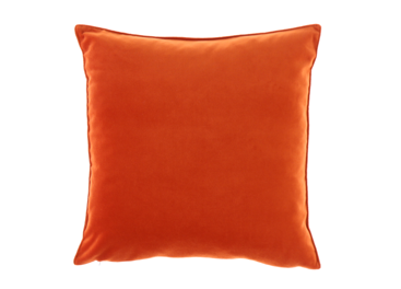 Poduszka Pomarańczowa dekoracyjna z aksamitu ROMEO